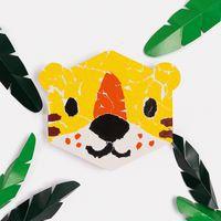 Pochette 10 feuilles assorties lissé gommé vitrail 18,5 x 30 cm - Image 4