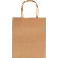 Sac papier kraft 125g 18 x 21 x 8 cm à décorer (Lot de 20) - Image 2