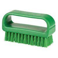 Lot de 10 Brosse à ongles, 95 mm, medium, vert - Image principale