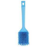 Lot de 10 Brosse à main manche court, 300 mm, dur, bleu - Image 2