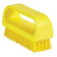 Lot de 10 Brosse à ongles, 95 mm, medium, jaune - Image 2