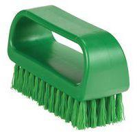 Lot de 10 Brosse à ongles, 95 mm, medium, vert - Image 3