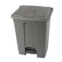 Poubelle plastique agroalimentaire 70 L gris - Image 2