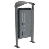 Poubelle Silaos 50 L acier - platines - gris Procity - Image principale