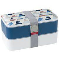Boîte repas 2 compartiments Bleu - Lunch Box - Easy Life - Image principale