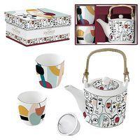 Coffret Théière + 2 gobelets Modernism - Coffee Mania - Easy Life - Image principale