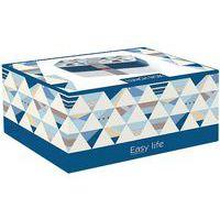Boîte repas 2 compartiments Bleu - Lunch Box - Easy Life - Image 2