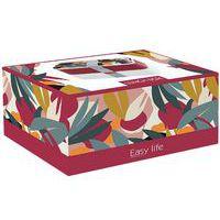 Boîte repas 2 compartiments Rouge - Lunch Box - Easy Life - Image 2