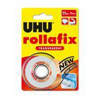 Dévidoir rollafix transparent UHU 25 m x 19 mm + 1 rouleau - Image principale