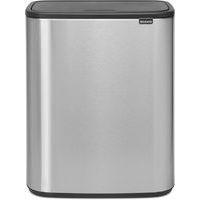 Poubelle Touch BO 60L inox mat - Image principale