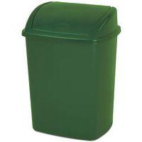 Poubelle à couvercle basculant 26 L Vert - Image 2