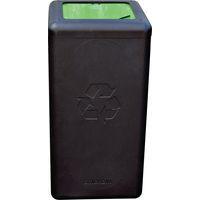 Poubelle circulaire BrickBin 65L Déchets organiques Noir/ver - Image 2