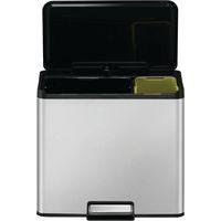 Poubelle à pédale Essential Recycler Step Bin 20+9 L inox ma - Image 3