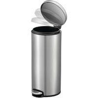 Poubelle à pédale Maggey 30L inox mat - Image 3