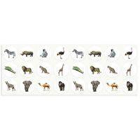 Lot 4 rouleaux gommettes animaux 33mm - Image 3