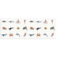 Lot 4 rouleaux gommettes animaux 33mm - Image 2