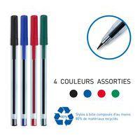 Etui 4 stylos bille pointe moyenne 1mm - Image 3