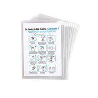 Pochette coin anti-microbienne polypropylène format  23.2 x 32.2 cm (lot de 25) - Image 4