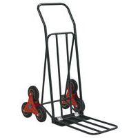 Diable acier pour escalier charge 120 kg - 3 roues étoiles plastiques - DLV - Image principale