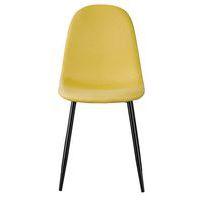 Lot de  2 Chaises Must pied Noir assise tissu polyester Safran - Image principale