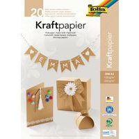 Bloc 20 feuilles kraft brun 21x29.7 cm 120g et 230g - Image principale