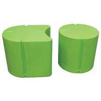 Pouf ovale Connexio - vert - Image 3