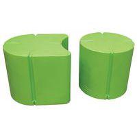 Pouf rond Connexio - vert - Image 4
