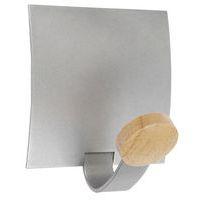 Patère magnétique 1 accroche Bois Gris métal - Image principale