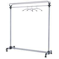 Vestiaire mobile Pro + 3 cintres Gris métal - Image principale