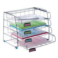 Corbeille à courier fil métal Alba - Image 3