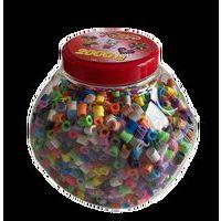 Baril 2000 perles grande taille Ø 1 cm couleurs primaires et pastel - Image principale