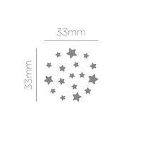 Perforatrice volante motif étoiles 3,8 cm - Image 3