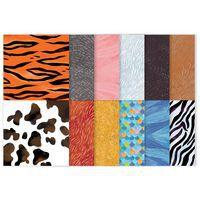 Bloc 72 feuilles papier 80g origami 15x15 cm thème animaux imprimées recto/verso - Image principale