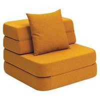 Klip Klap fauteuil convertible soft 1 coussin moutarde-KlipKlap - Image principale