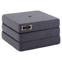 Klip Klap assise dépliable 3 matelas gris foncé-KlipKlap - Image principale