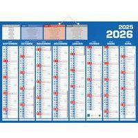 Calendrier 55 x 40,5 cm de septembre 2025 à décembre 2026 - Image principale