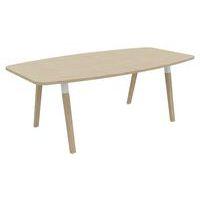 Table tonneau Dialogue 200 x 100 cm Chêne pied Hêtre - Image principale