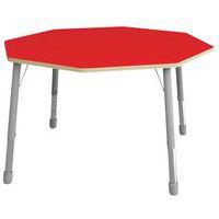 Table Eko octogonale ø 146 cm réglable T3 à T6 - rouge - Image principale