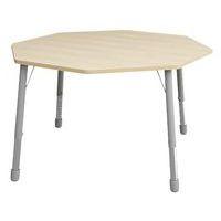 Table Eko octogonale ø 146 cm réglable T3 à T6 - bouleau - Image principale