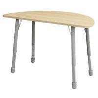 Table Eko demi-ronde ø 138 x 69 cm réglable T1 à T3 - hêtre - Image principale