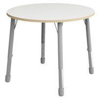Table Eko ronde ø 100 cm réglable T1 à T3 - blanc - Image principale