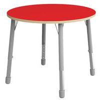 Table Eko ronde ø 100 cm réglable T1 à T3 - rouge - Image principale