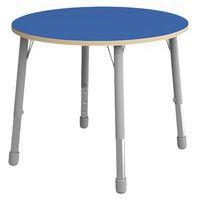 Table Eko ronde ø 100 cm réglable T1 à T3 - bleu - Image principale