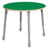 Table Eko ronde ø 100 cm réglable T1 à T3 - vert - Image principale