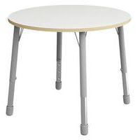 Table Eko ronde ø 100 cm réglable T3 à T6 - blanc - Image principale
