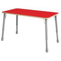 Table Eko rectangulaire 138 x 69 cm réglable T1 à T3 - rouge - Image principale