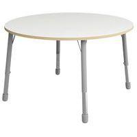 Table Eko ronde ø 136 cm réglable T3 à T6 - blanc - Image principale
