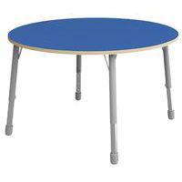 Table Eko ronde ø 136 cm réglable T3 à T6 - bleu - Image principale