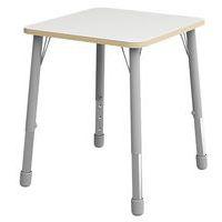 Table Eko carrée 69 x 69 cm réglable T1 à T3 - blanc - Image principale