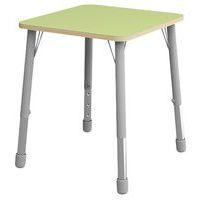 Table Eko carrée 69 x 69 cm réglable T1 à T3 - vert clair - Image principale